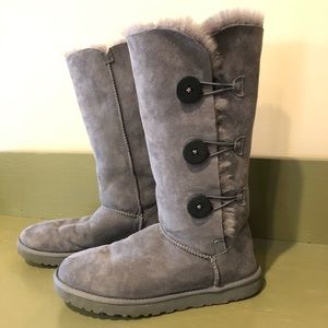 Ugg Button Suede Boots